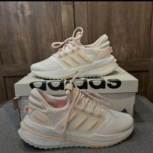 Adidas X PLRBoost Running Shoes womens 8 Peach/Pink